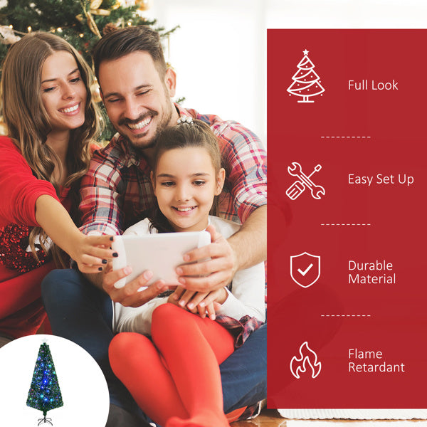 EverGreen Deluxe 6-Foot Pre-Lit Artificial Christmas Tree