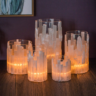 StoneGlow™ Handcrafted Candle Cup & Vase Collection