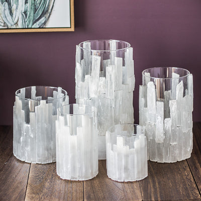 StoneGlow™ Handcrafted Candle Cup & Vase Collection